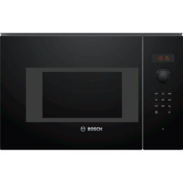 Microondas integrable - BOSCH Serie 4 BFL523MB1F, 800 W, 5 potencia, 20 l, Negro