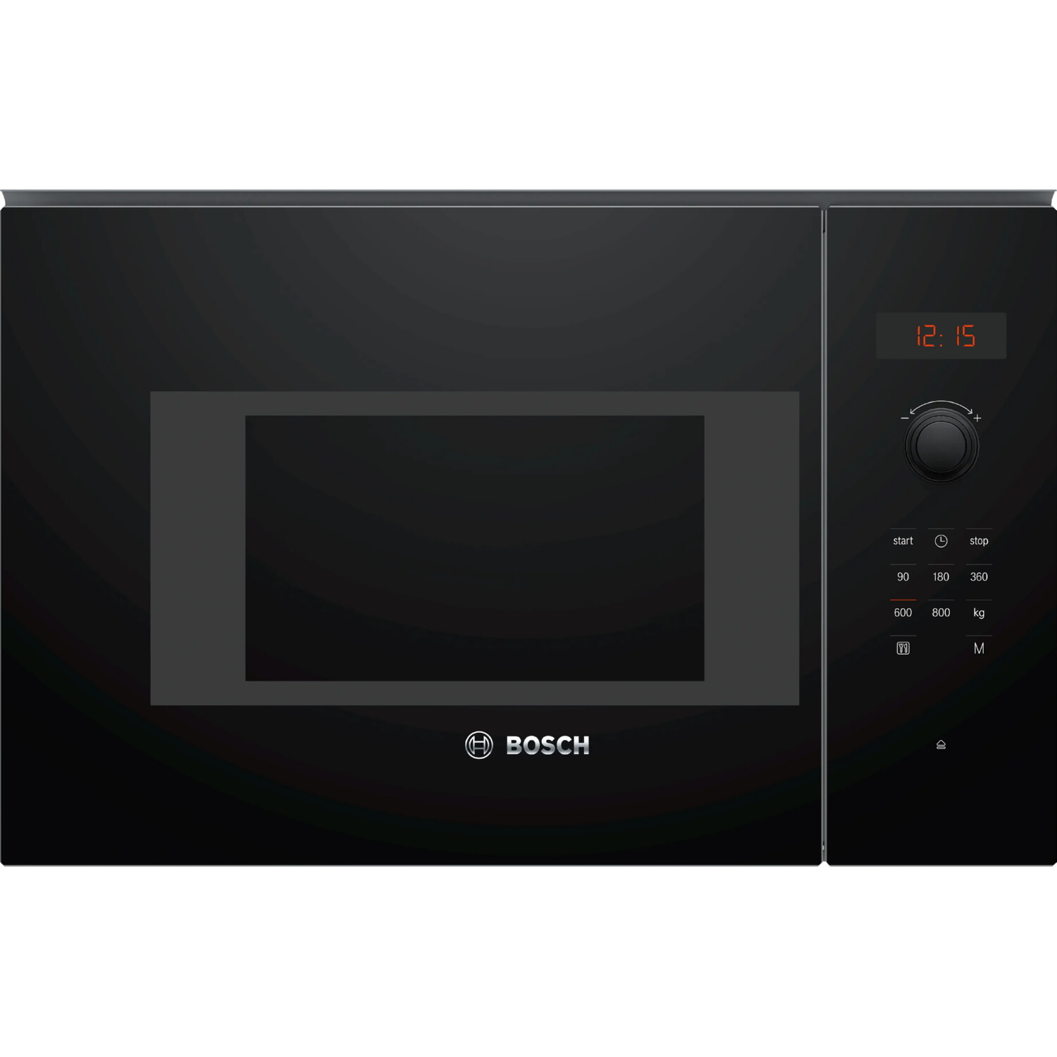 Microondas integrable - BOSCH Serie 4 BFL523MB1F, 800 W, 5 potencia, 20 l, Negro