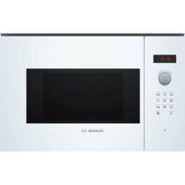 Microondas integrable - BOSCH Serie 4 BFL523MW0B, 5 potencia, 20 l, Blanco