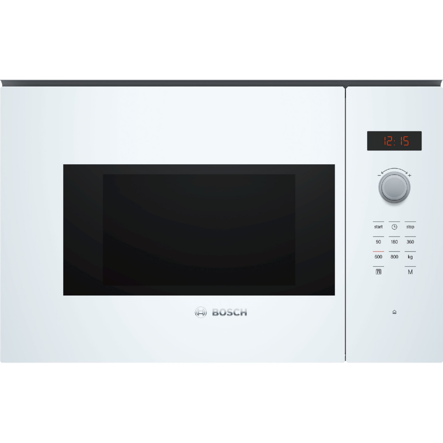 Microondas integrable - BOSCH Serie 4 BFL523MW0B, 5 potencia, 20 l, Blanco