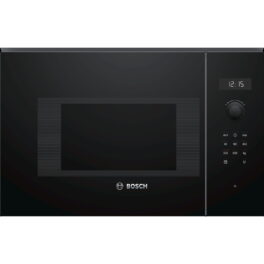 Microondas integrable - BOSCH Serie 6 BFL524MB0, 800 W, 5 potencia, 20 l, Black