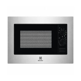 Microondas integrable - ELECTROLUX 947608883, 1200 W, 6 potencia, 20 l, inox, gris