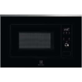 Microondas integrable - Electrolux LMS2173EMX, 700 W, 5 niveles, Display LED Blanco, 17 l, Negro + Inox antihuellas