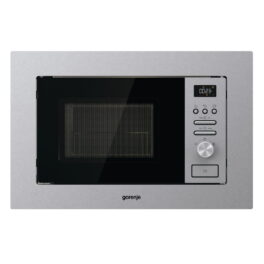 Microondas integrable - GORENJE BMI201AG1X, 1200 W, 5 potencia, 20 l, Acero inoxidable