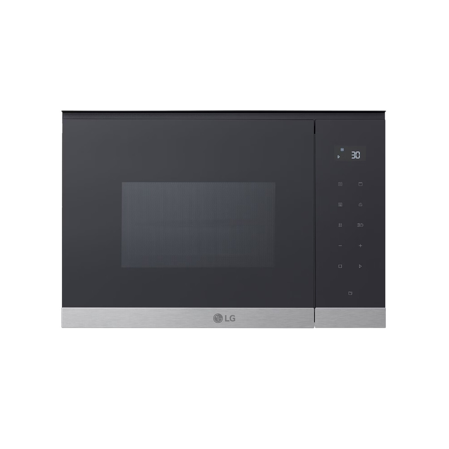 Microondas integrable - LG MG7Z2593B, 900 W, 8 potencia, 25 l, Black
