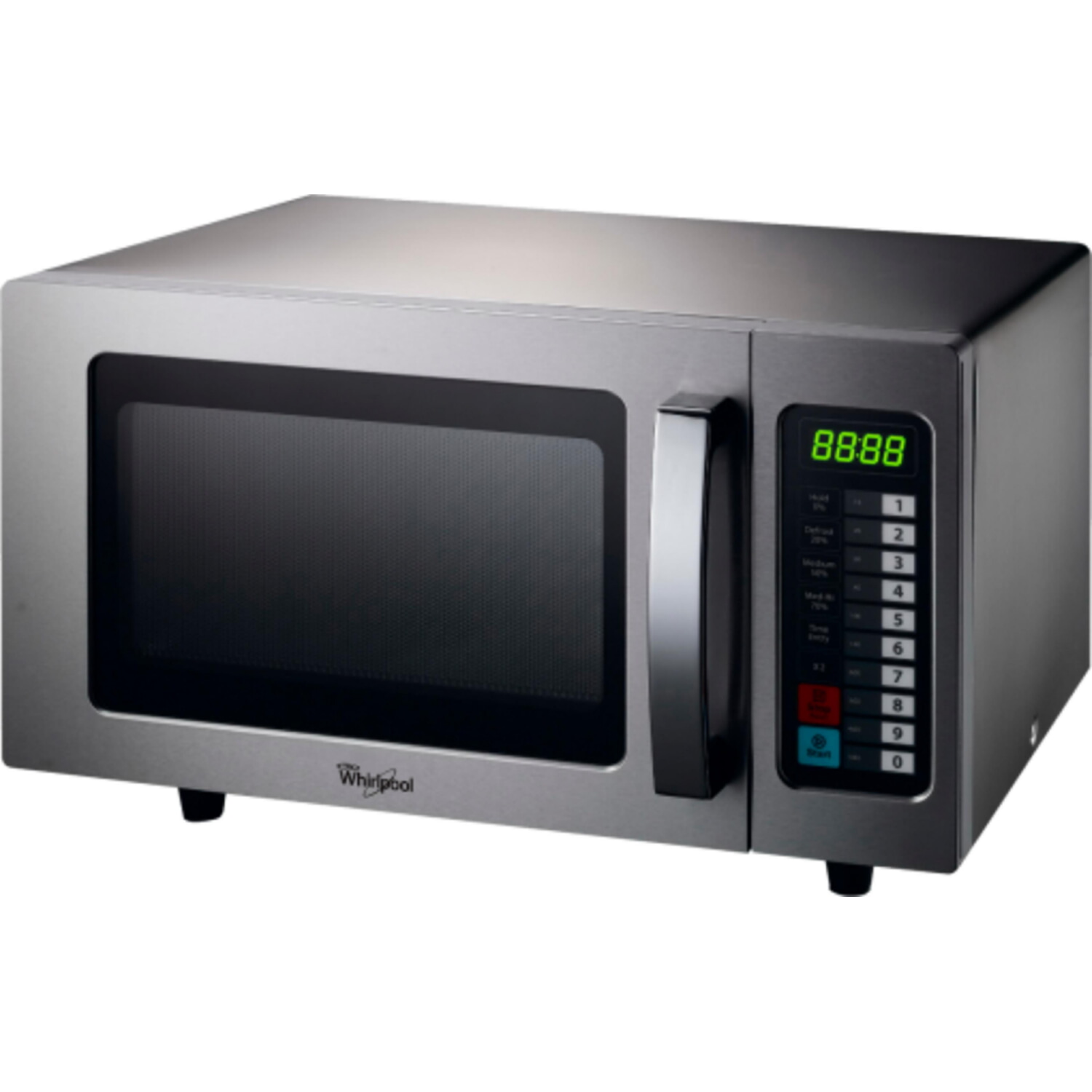 Microondas integrable - WHIRLPOOL PRO 025 IX, 1000 W, 5 potencia, 25 l, Acero inoxidable