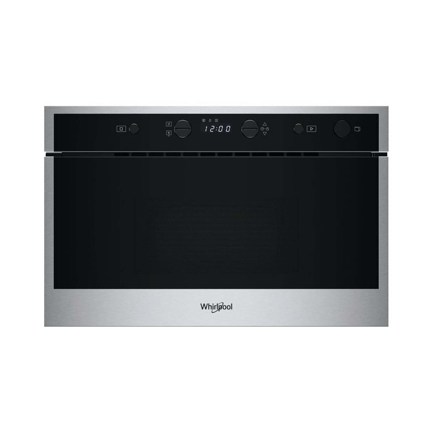 Microondas integrable - WHIRLPOOL WMN461BXF, 750 W, 22 l, Negro, Acero inoxidable