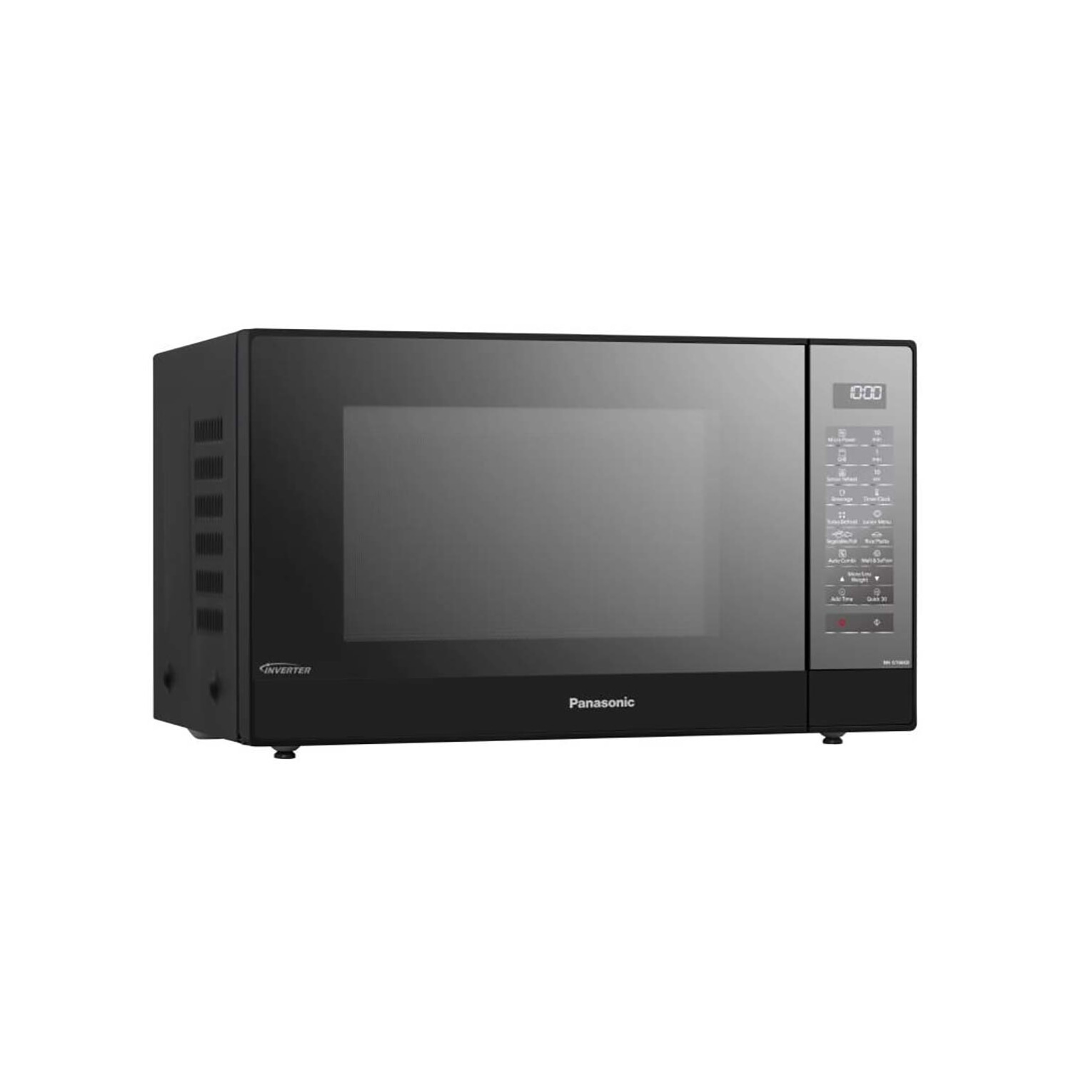 Microondas libre instalación - PANASONIC NN-GT46KB, 1000 W, 7 potencia, 31 l, Negro