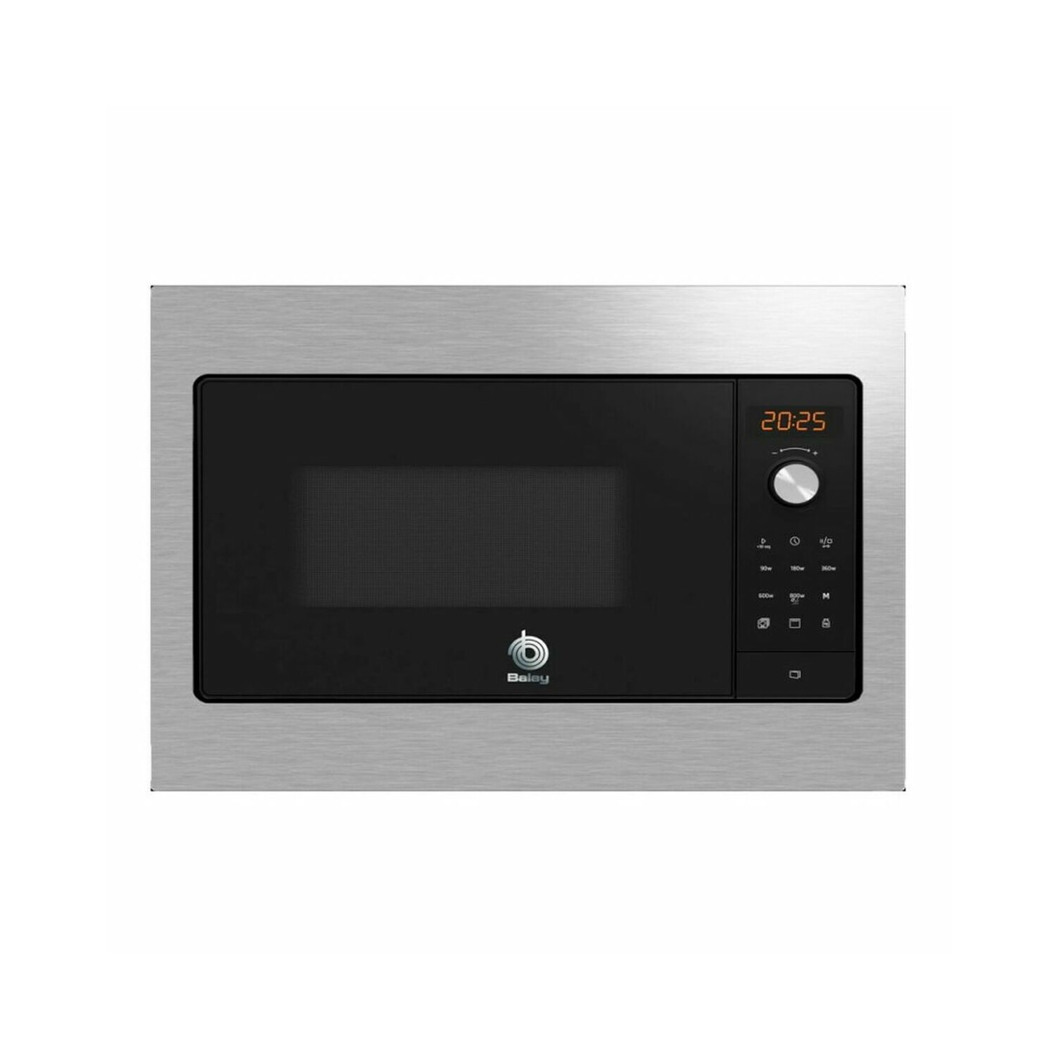 Microondas - Balay 3CG5142X3, 800 W, 5 niveles potencia, 20 l, Acero Inoxidable