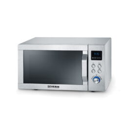 Microondas con Grill y Convección - SEVERIN MW 7774, 1950 W, 10 potencia, 12,3 l, Gris