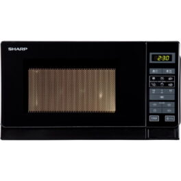 Microondas libre instalación - SHARP R-742BKW, 900 W, 11 potencia, 25 l, Negro