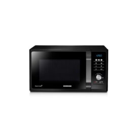 Microondas libre instalación - SAMSUNG MG23F301TAK/EO, 800 W, 6 potencia, 23 l, Negro