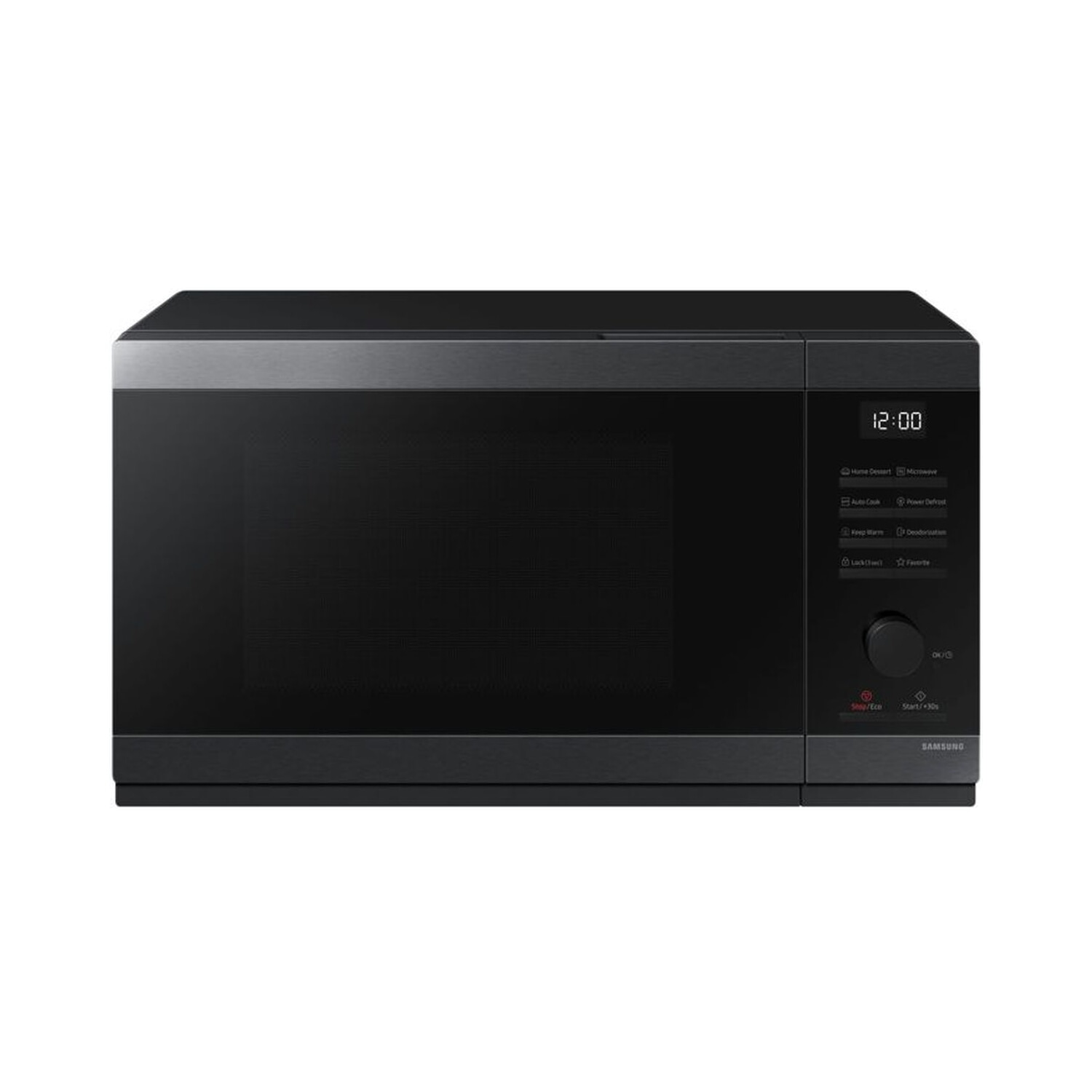 Microondas libre instalación - SAMSUNG MS32DG4504AGE, 1500 W, 7 potencia, 32 l, Negro, Acero inoxidable