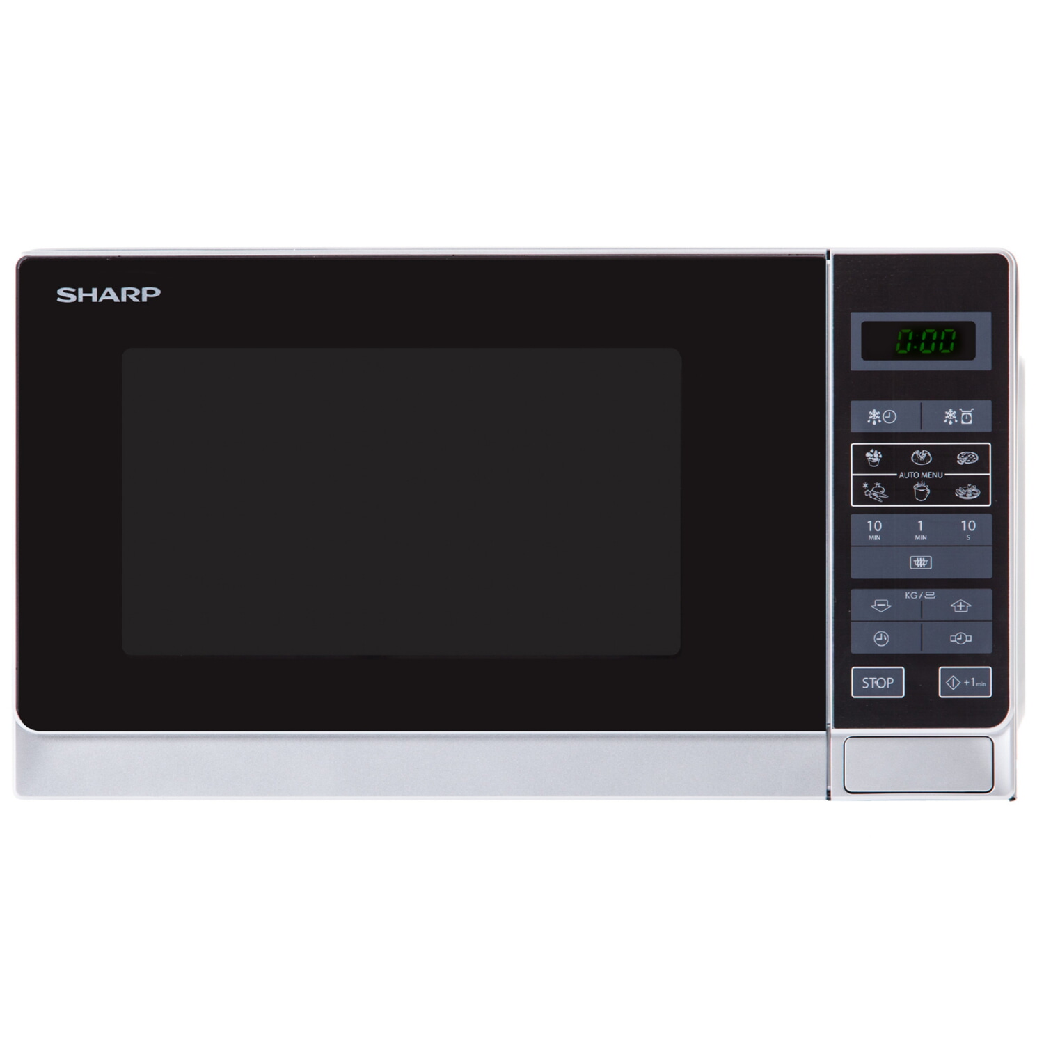 Microondas libre instalación - SHARP 785300158042, 800 W, 11 potencia, 20 l, Blanco