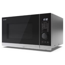 Microondas libre instalación - SHARP YC-PG254AE-S, 900 W, 10 potencia, 25 l, Inox