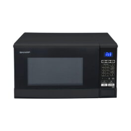 Microondas libre instalación - SHARP R670BK, 800 W, 10 potencia, 20 l, Negro