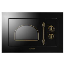Microondas con grill integrable - INFINITON IMW-RU20, 800 W, 8 potencia, 20 l, Negro Rústico
