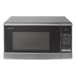 Microondas - SHARP R270S, 800 W, 10 potencia, 20 l, Plata