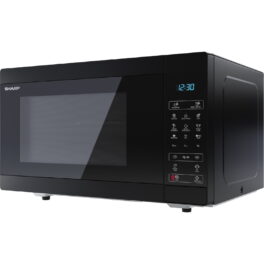 Microondas - SHARP YC-MG81E-B, 1100 W, 11 potencia, 28 l, Negro