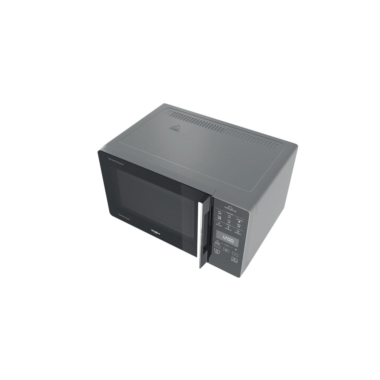 Microondas - WHIRLPOOL Chef Plus MCP 359 SL, 1900 W, 6 potencia, 25 l, Plata