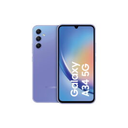 SAMSUNG A34 6.60P/5G/8N/6+128GB/V, Awesome Violet, Móvil Android, 128 GB, 6 GB RAM, 6,6 ' Super AMOLED, Gorilla Glass 5, 120 Hz, MediaTek, Dimensity 1080, 5000 mAh