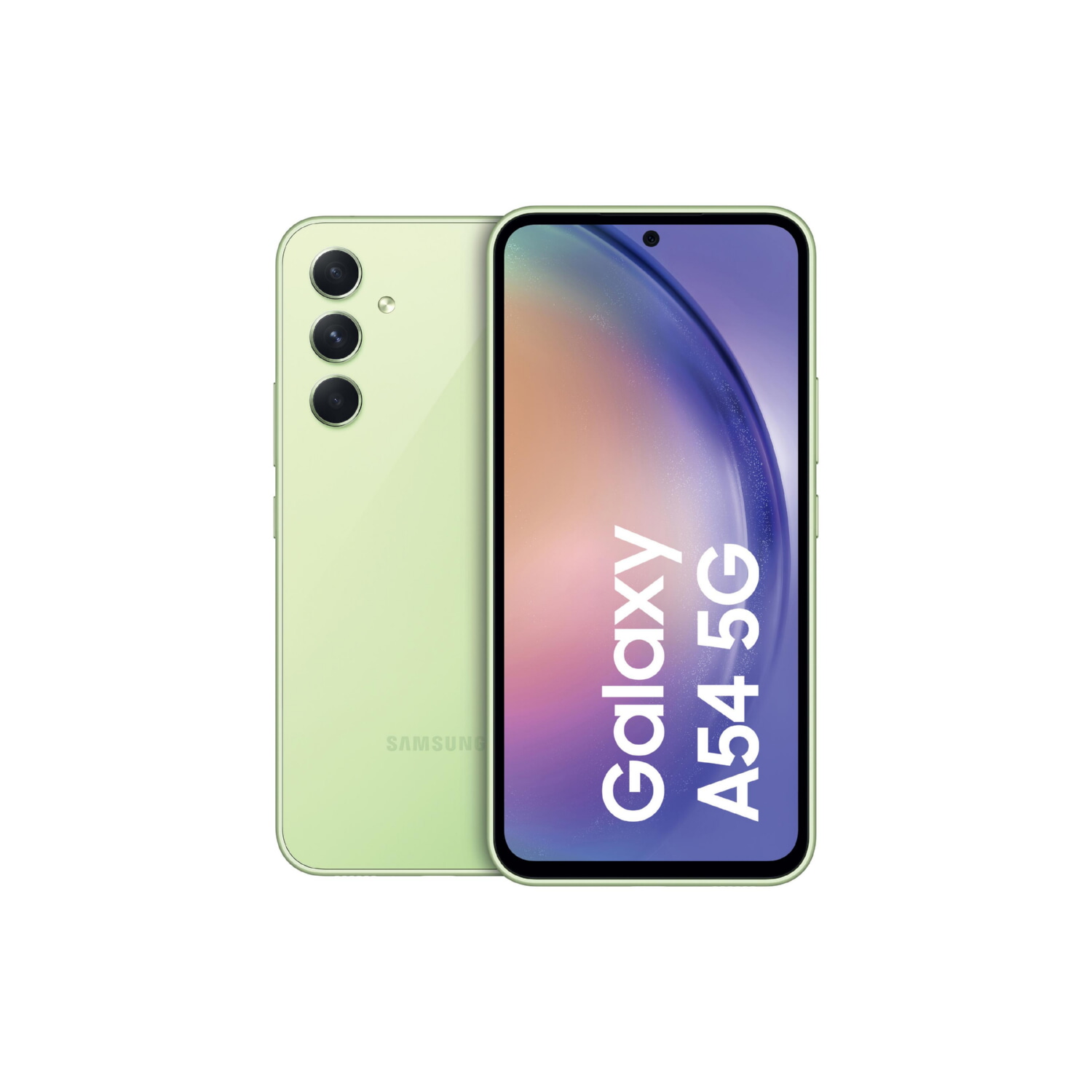 SAMSUNG A54 6.4P/5G/8N/8+128GB/GR, Awesome Lime, Móvil Android, 128 GB, 8 GB RAM, 6,4 ' Super AMOLED, Gorilla Glass 5, 120 Hz, Samsung Exynos, 5000 mAh