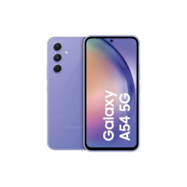 SAMSUNG A54 6.4P/5G/8N/8+128GB/V, Light Purple, Móvil Android, 128 GB, 8 GB RAM, 6,4 ' Full HD+, Exynos 1380, 5000 mAh