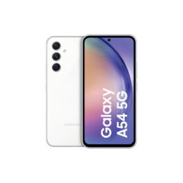 SAMSUNG A54 6.4P/5G/8N/8+128GB/W, Awesome White, Móvil Android, 128 GB, 8 GB RAM, 6,4 ' Super AMOLED, Gorilla Glass 5, 120 Hz, Samsung Exynos, 5000 mAh
