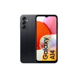 SAMSUNG Galaxy A14, Negro, Móvil Android, 128 GB, 4 GB RAM, 6,6 ', Mediatek Dimensity 700 (7 nm), 5000 mAh