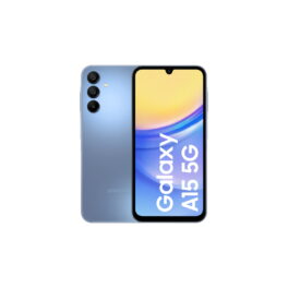 SAMSUNG Galaxy A15 5G, Azul, Móvil Android, 128 GB, 4 GB RAM, 6,5 ' Super AMOLED, 90 Hz, Mediatek Dimensity 6100+ (6 nm), 5000 mAh