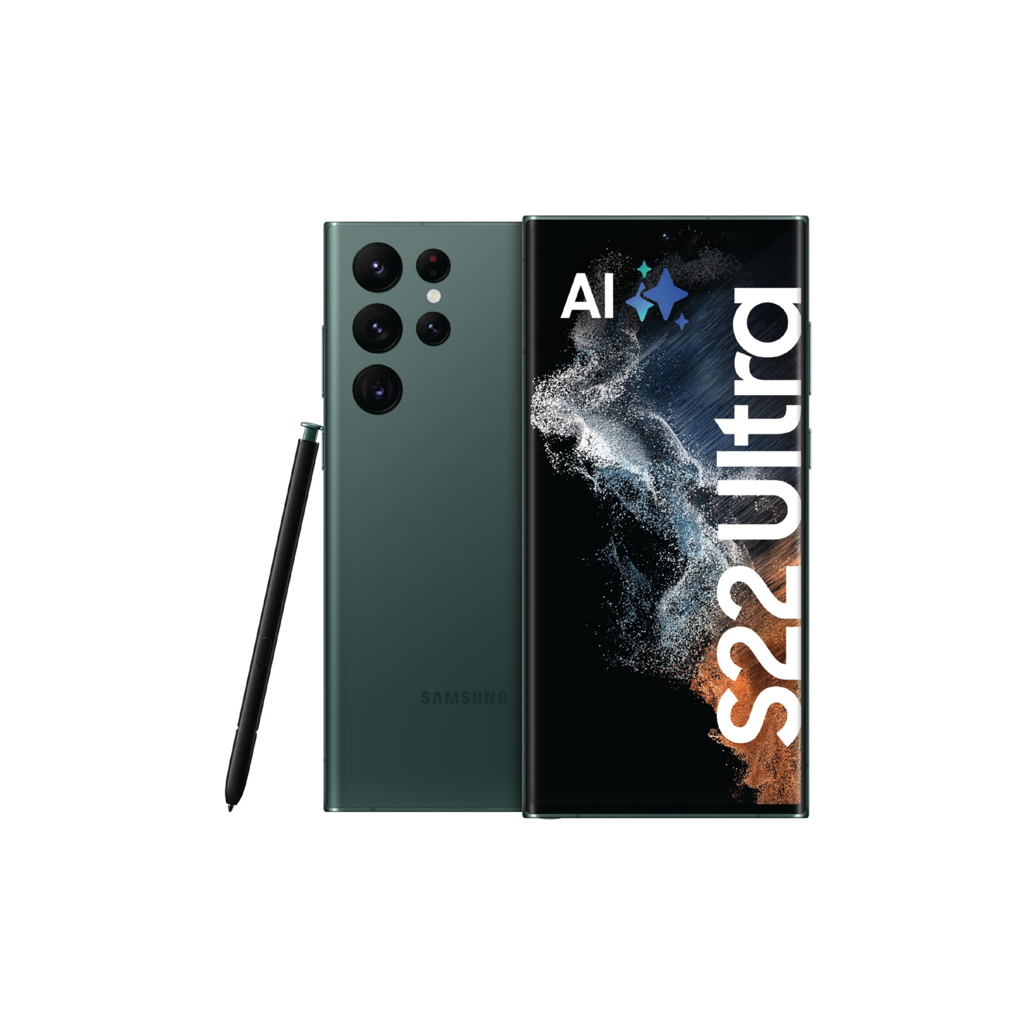 SAMSUNG GALS22 ULTRA 6.8P/5G/8N/12+256GB/GR, Groen, Móvil Android, 256 GB, 12 GB RAM, 6,8 ' Dynamic AMOLED 2X, Gorilla Glass 7, 120 Hz, Samsung Exynos, 2200, 5000 mAh