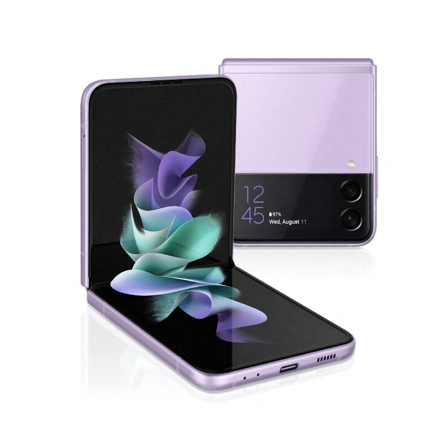 SAMSUNG Z FLIP3 6.7P/DS/5G/8+128GB/V, Violeta, Móvil Android, 128 GB, 8 GB RAM, 6,7 ' Dynamic AMOLED 2X, Gorilla Glass Victus, 120 Hz, Qualcomm Snapdragon 888 5G (5 nm), 3300 mAh