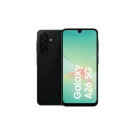 SAMSUNG A26 6.7P/5G/8N/8+256GB/B, Noir, Móvil Android, 256 GB, 8 GB RAM, 6,7 ' LCD, Exynos 1380 5 nm - Octa-core (2x2.4 GHz Cortex-A78 & 6x2.0 GHz Cortex-A55), 5000 mAh