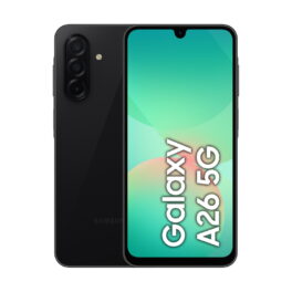 SAMSUNG Galaxy A26 5G, Negro, Móvil Android, 128 GB, 6 GB RAM, 6,7 ' Super AMOLED, Gorilla Glass 7, 120 Hz, Processor, 5000 mAh