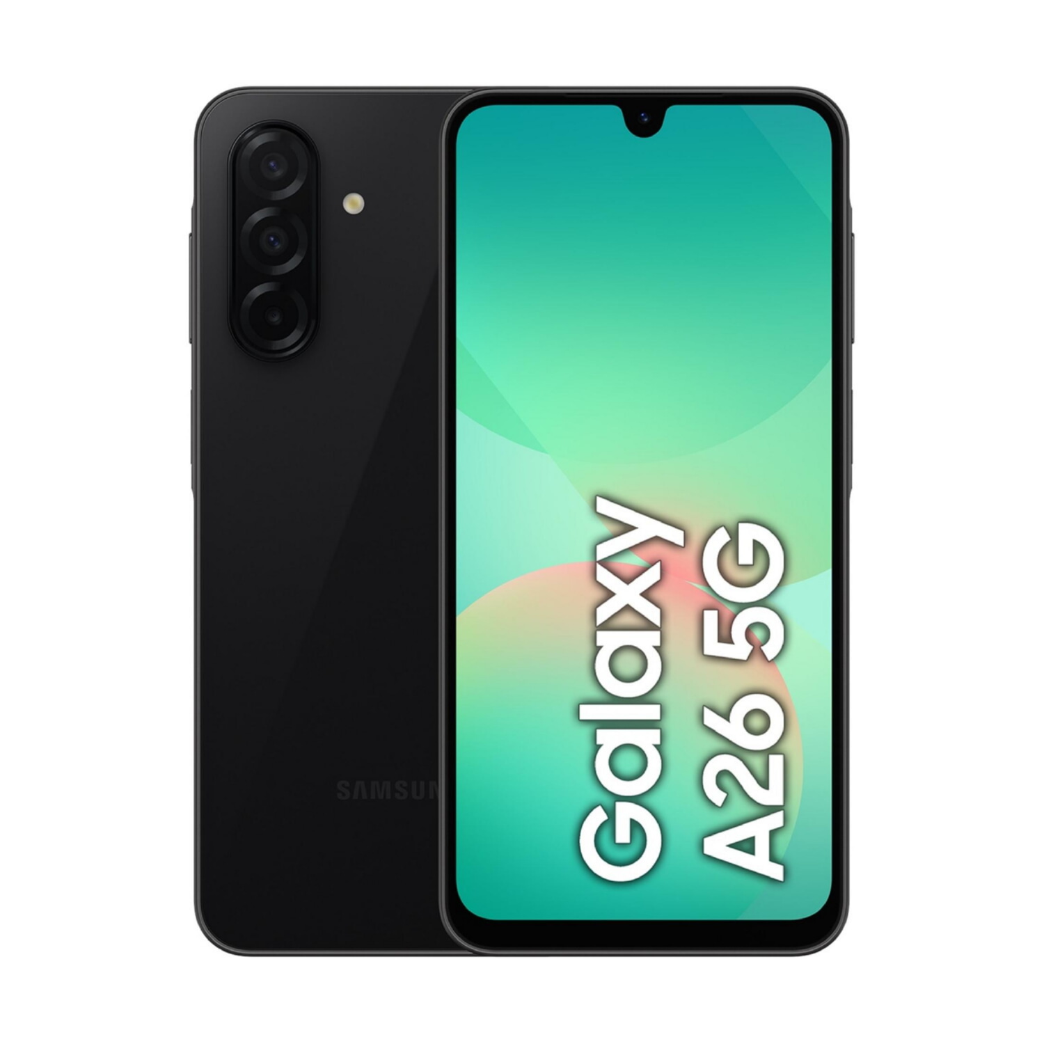 SAMSUNG Galaxy A26 5G, Negro, Móvil Android, 128 GB, 6 GB RAM, 6,7 ' Super AMOLED, Gorilla Glass 7, 120 Hz, Processor, 5000 mAh