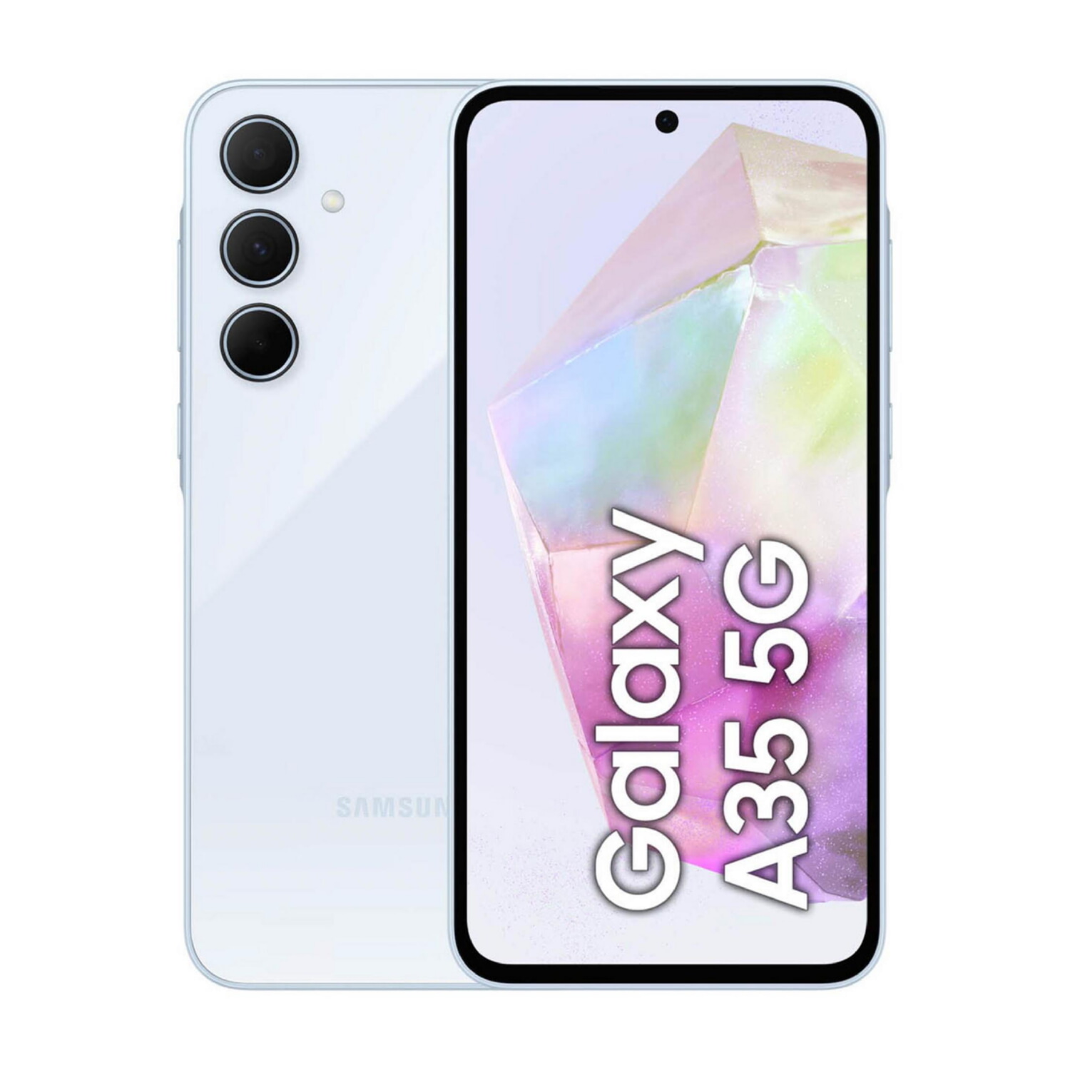 SAMSUNG Galaxy A35 5G, Azul, Móvil Android, 128 GB, 6 GB RAM, 6,6 ' Super AMOLED, Gorilla Glass Victus+, 120 Hz, Exynos 1380 (5 nm), 5000 mAh