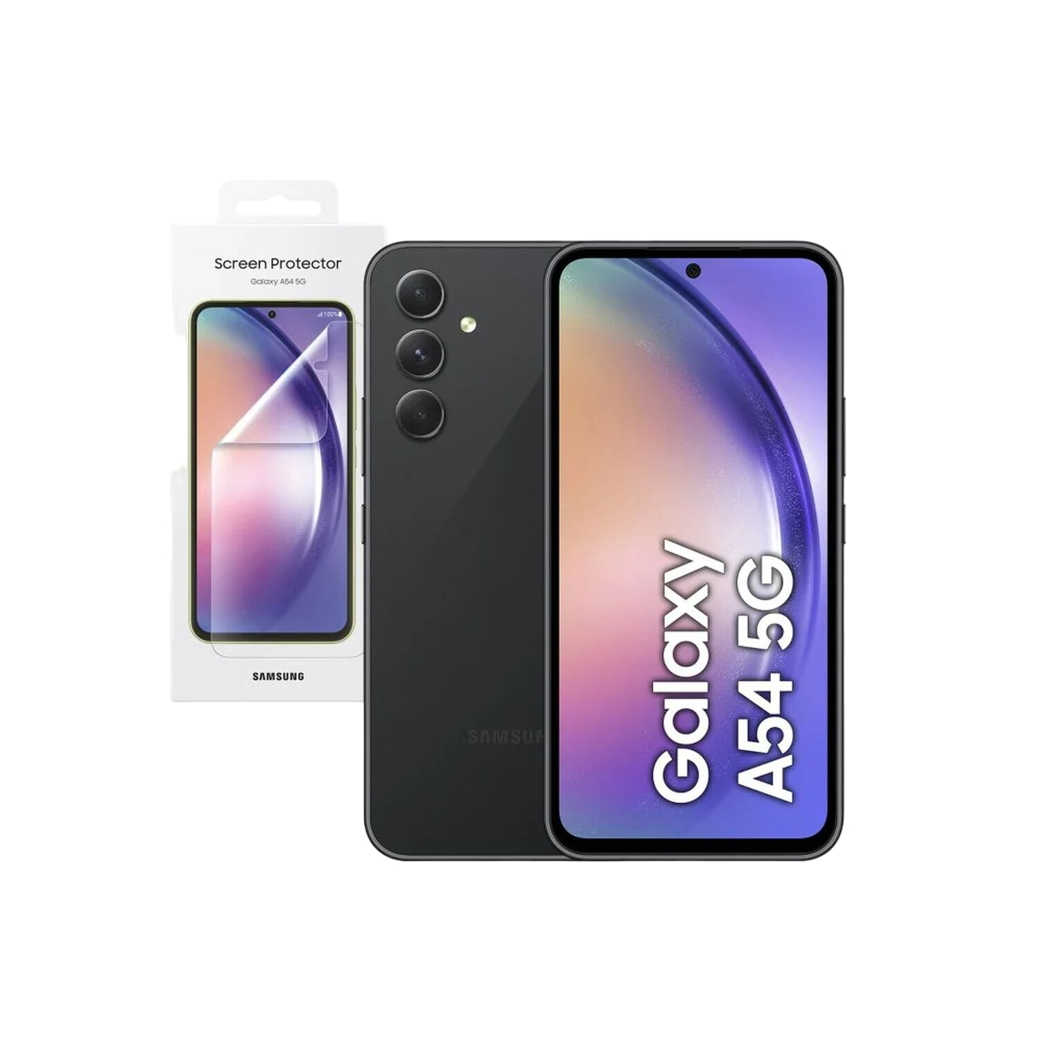 SAMSUNG Galaxy A54 5G, Grafito, Móvil Android, 256 GB, 8 GB RAM, 6,4 ' Super AMOLED, Gorilla Glass 5, 120 Hz, Samsung Exynos, 5000 mAh