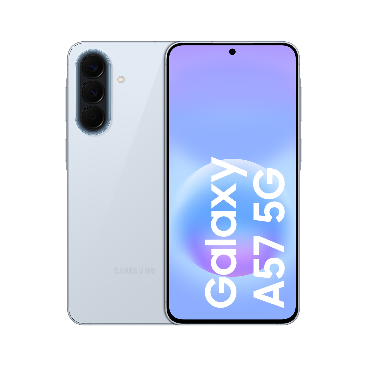 Samsung Galaxy A57, Azul Claro, 128 GB, 8 GB RAM, 6.7' FHD+, Exynos 1680, 5000 mAh, Android 16