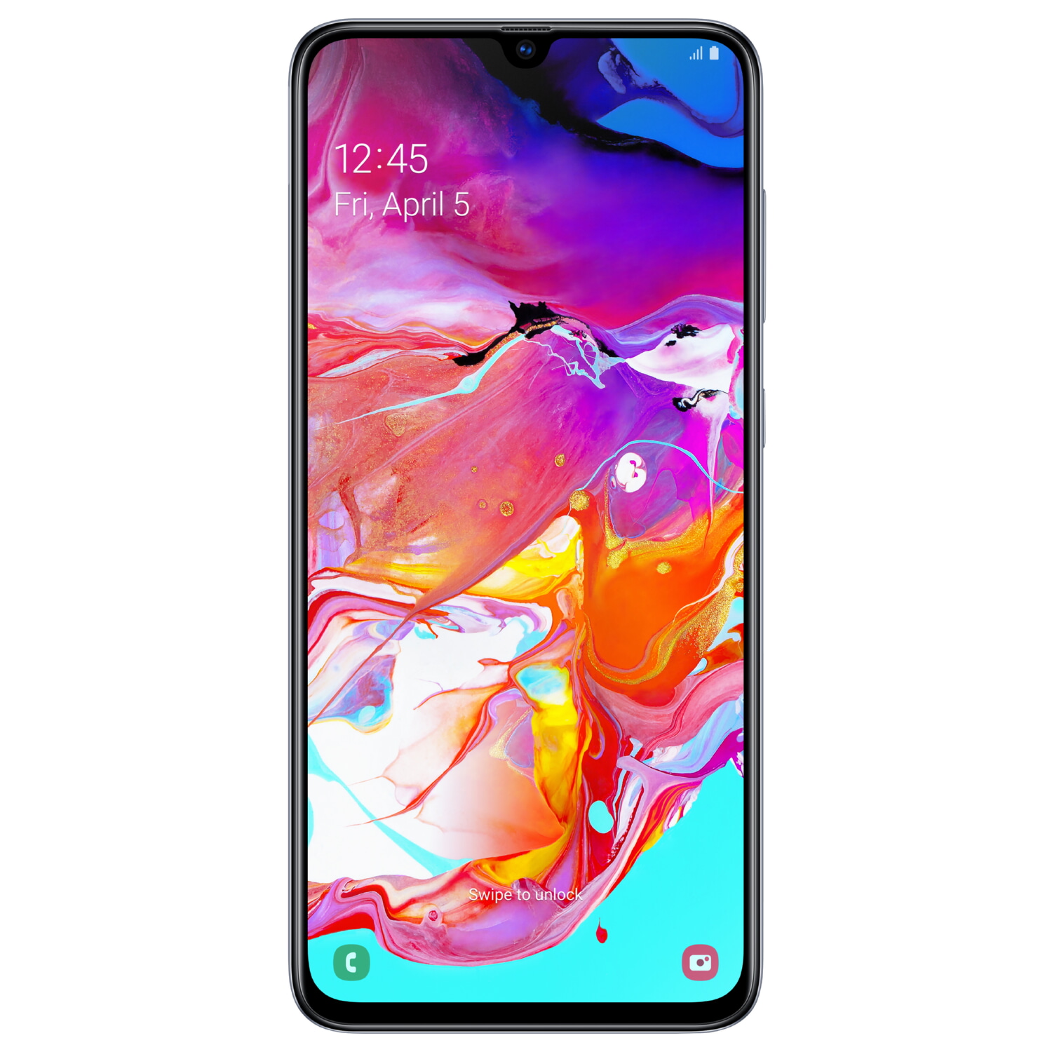 SAMSUNG Galaxy A70 (dual sim), Blanco, Móvil Android, 128 GB, 6 GB RAM, 6,7 ' Super AMOLED, Snapdragon 675, 4500 mAh