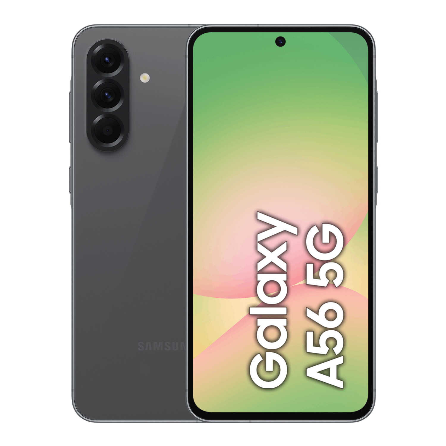 Samsung Galaxy A56 5G, Negro, 256 GB, 8 GB RAM, 6.7' FHD+ Super AMOLED, Exynos 1580, 5000 mAh, Android 15