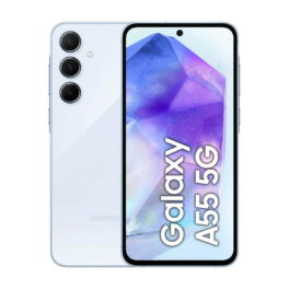 SAMSUNG Smartphone Samsung Galaxy A55 8GB/ 256GB/ 6.6'/ 5G/ Azul Cielo, Azul, Móvil Android, 256 GB, 8 GB RAM, 6,6 ' 6.6 pulgadas / 16.764 cm, Samsung Exynos, 5000 mAh