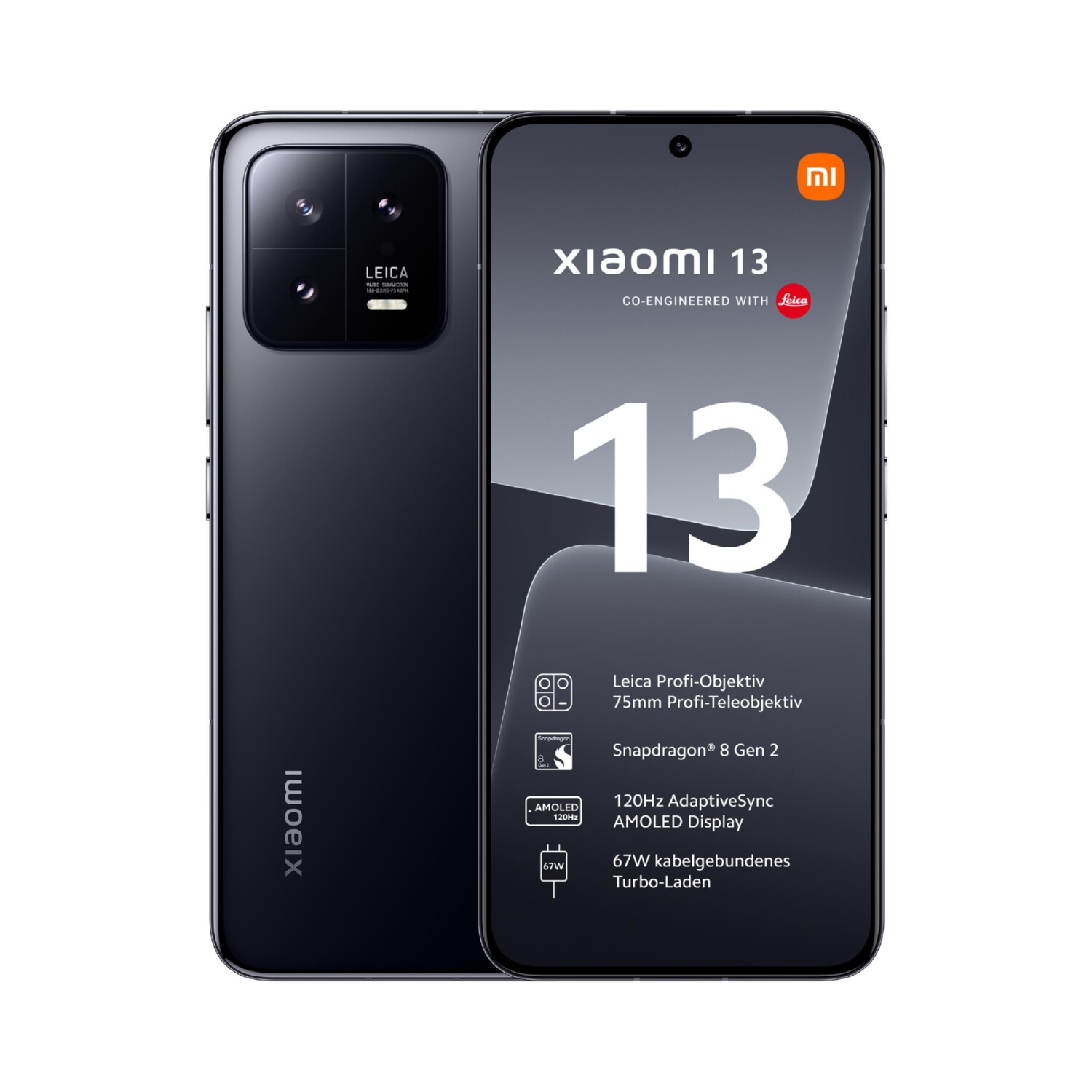 XIAOMI 13 6.36P/5G/8N/8+256GB/B , Negro, Móvil Android, 256 GB, 8 GB RAM, 6,36 ' FHD+ AMOLED 120 Hz, Snapdragon 8 Gen 2, 4500 mAh