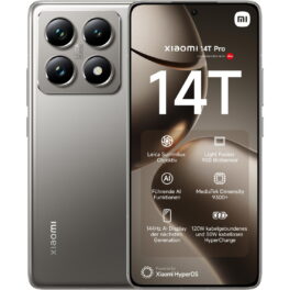 XIAOMI 14T PRO 6.67P/5G/8N/12+512GB/G, Gris Titanio, Móvil Android, 512 GB, 12 GB RAM, 6,67 ' 1.5K, Mediateck Dimensity 9300+, 5,000 mAh