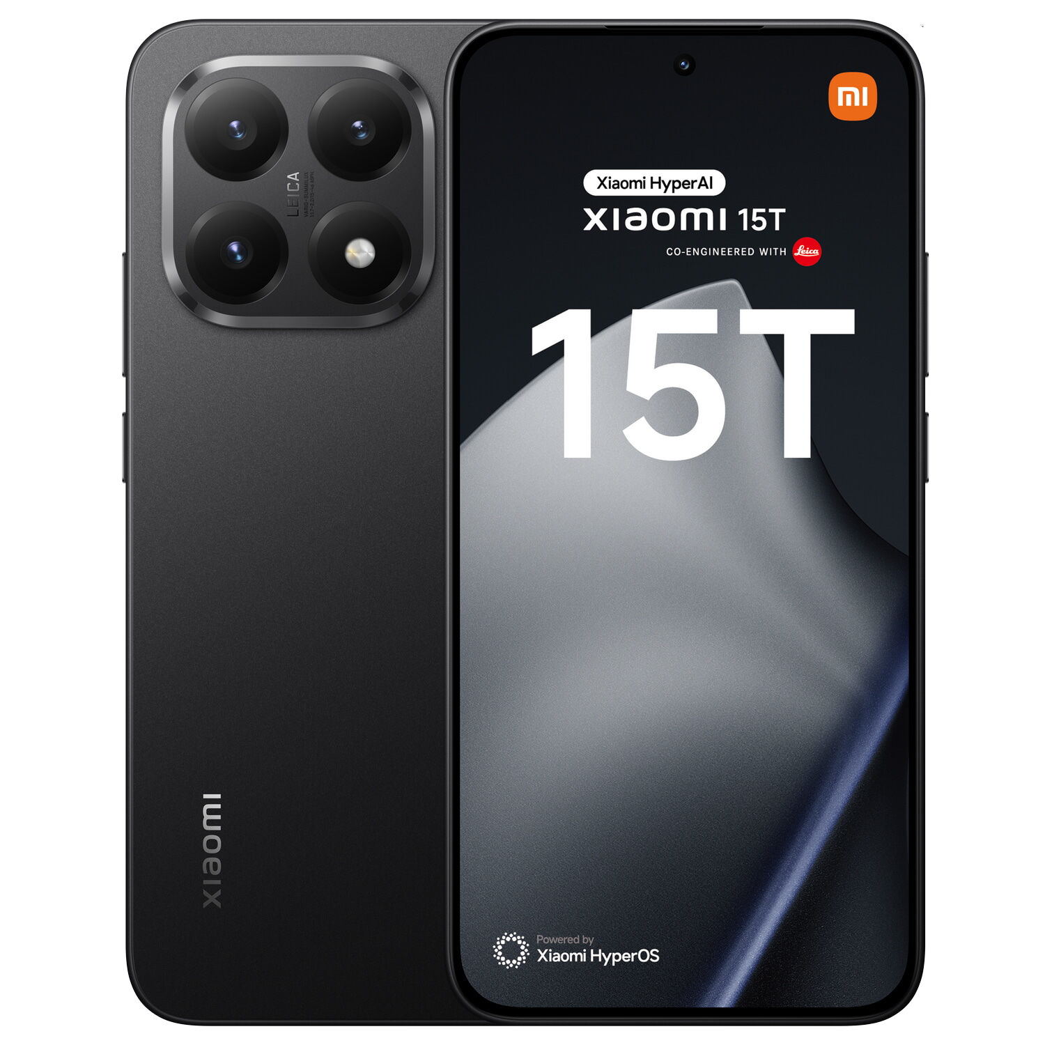 Móvil - Xiaomi 15T, Negro, 256 GB, 12 GB RAM, 6.83' AMOLED WQHD+ Eye Care, MediaTek Dimensity 8400-Ultra, 5500 mAh