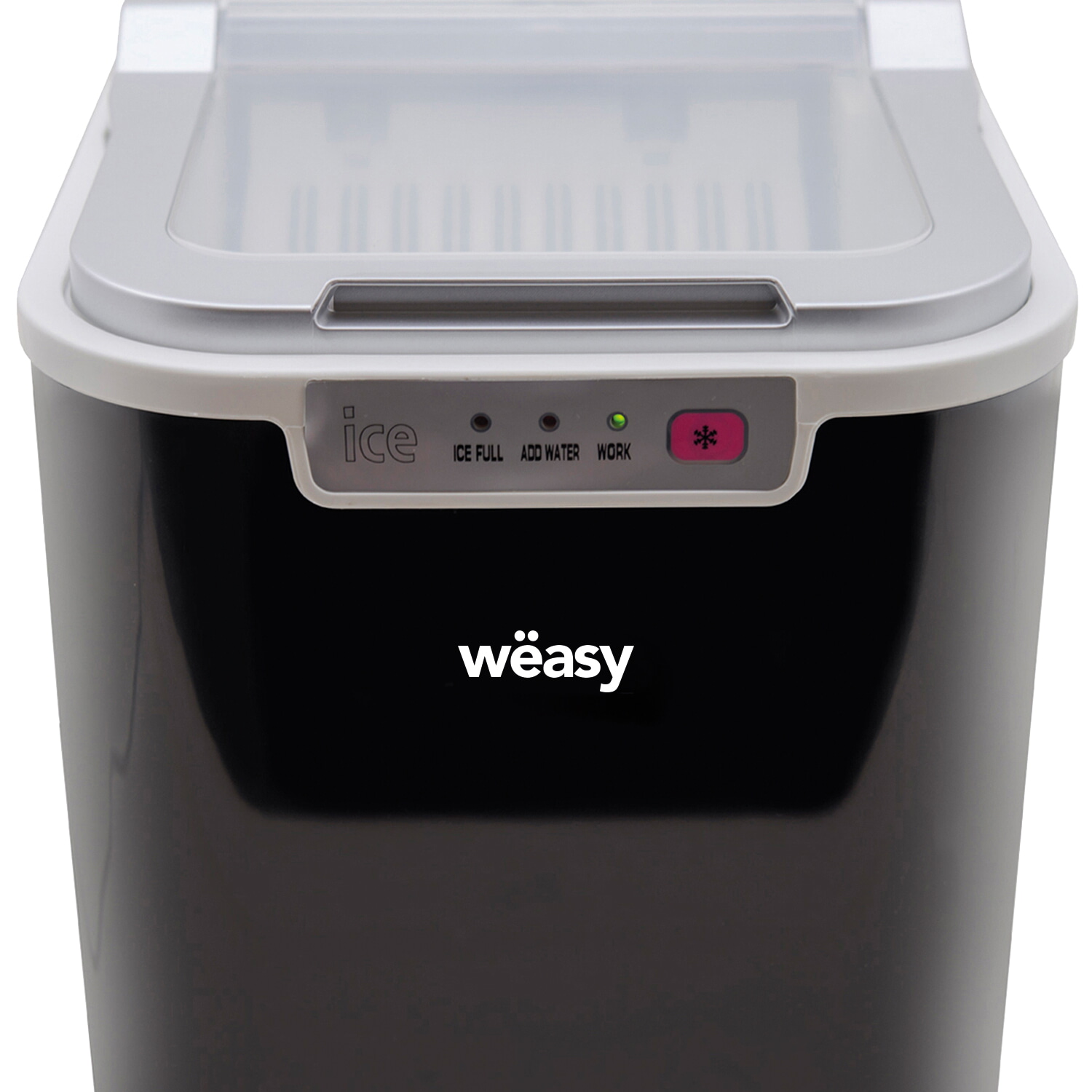 Máquina de cubitos de hielo - WEASY KW12, 120 W, 12 kg, Negro