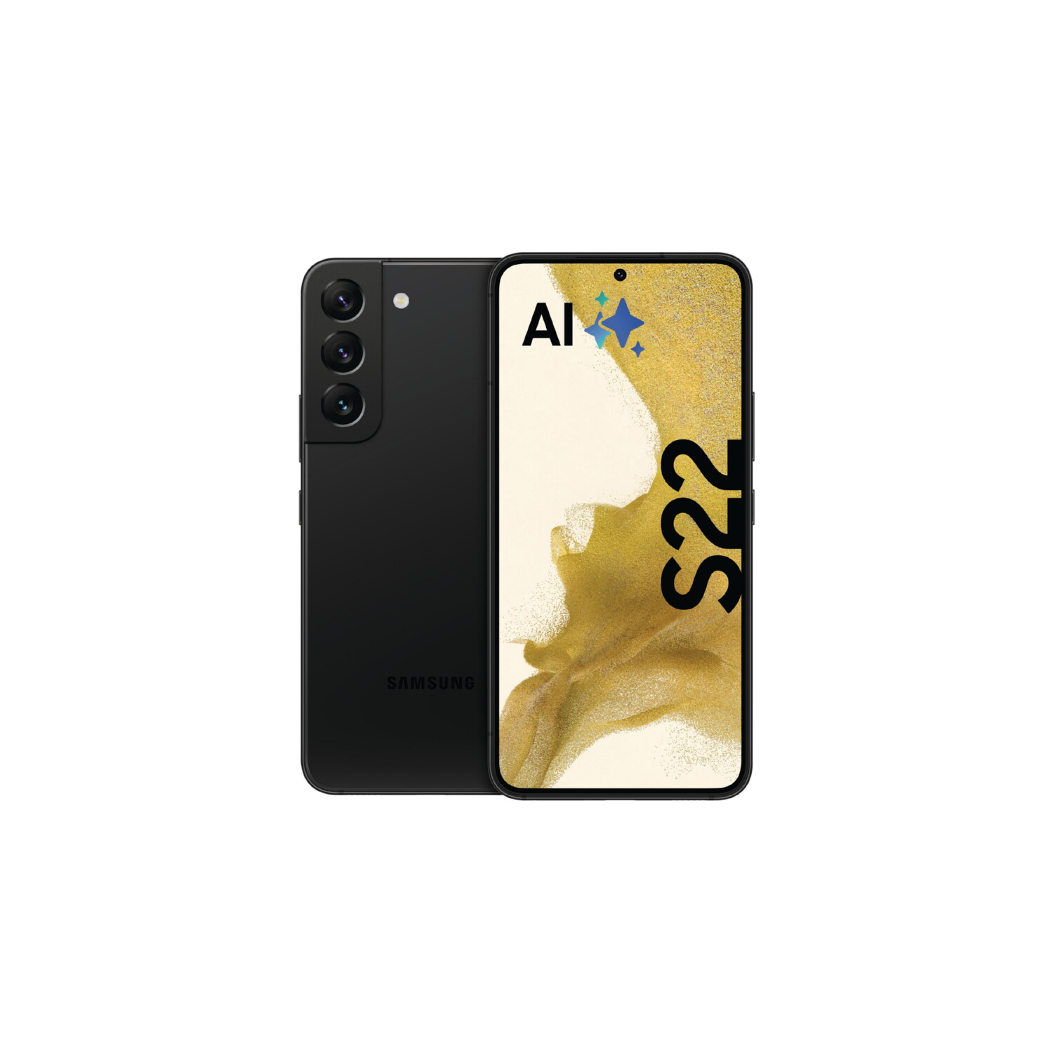 SAMSUNG GALS22 6.1P/5G/8N/8+128GB/B, Black, Móvil Android, 128 GB, 8 GB RAM, 6,1 ' Full HD+, Samsung Exynos 2200, 3700 mAh