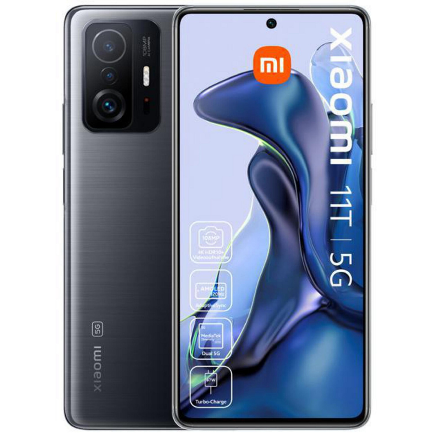 XIAOMI 11T 6.67P/DS/5G/8N/8+256GB/G, Gris Meteorito, Móvil Desconocido, 256 GB, 8 GB RAM, 6,67 ' Full HD+, MediaTek Dimensity 1200-Ultra, 5,000 mAh