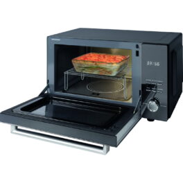 Microondas - PROFICOOK 501204, 800 W, 5 potencia, 23 l, Negro