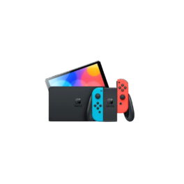 Consola - Nintendo Switch OLED, 7', Joy-Con, 64 GB, Azul y Rojo Neón
