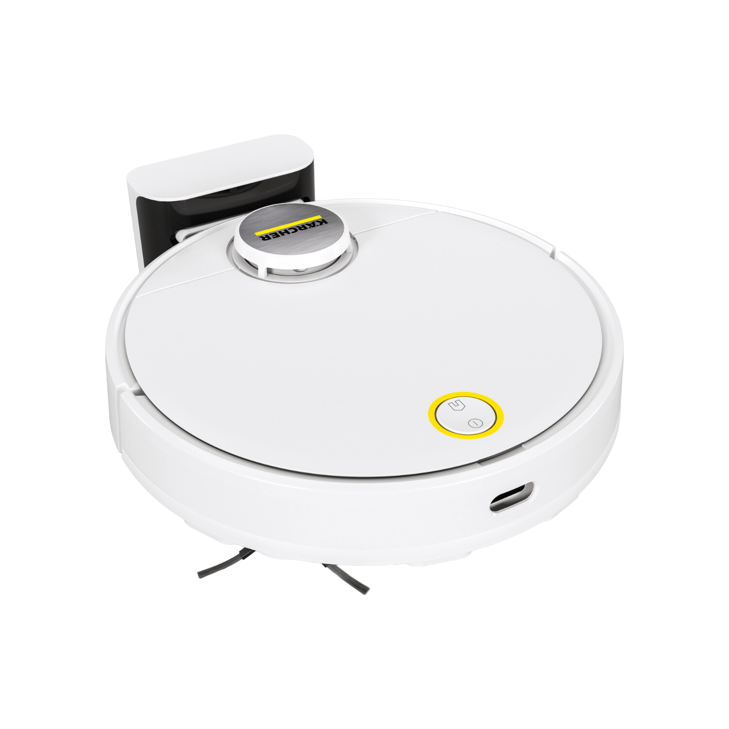 Robot aspirador - KÄRCHER 1.269-620.0, 240 W, Potencia de succión 2500 kPa, Depósito 0,5 l, Autonomía 2 h, Blanco